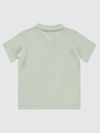 5500-2 MyCozyKids Boys Sailboat Embroidered Polo 6-9 Years T-Shirt