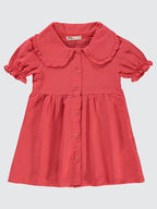 255871 MyCozyKids Girls Collared 2-5 Years Dress