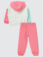 8927 MyCozyKids Girls Sequin Butterfly Print 2-5 Years Tracksuit Set