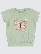 8276 MyCozyKids Girls Sequin Butterfly 2-5 Years Set