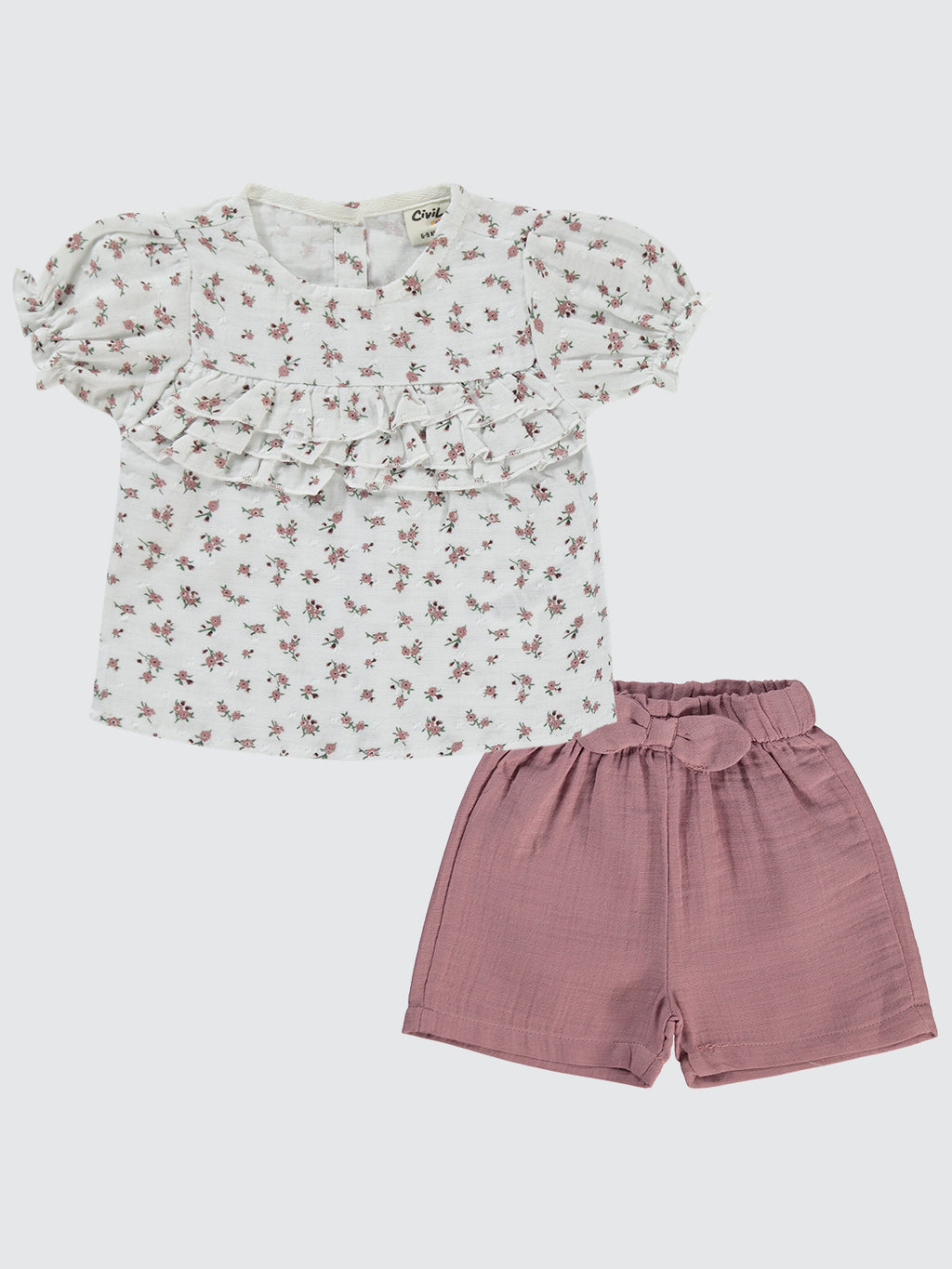 258740 MyCozyKids Baby Floral Print 6-18 Months Set