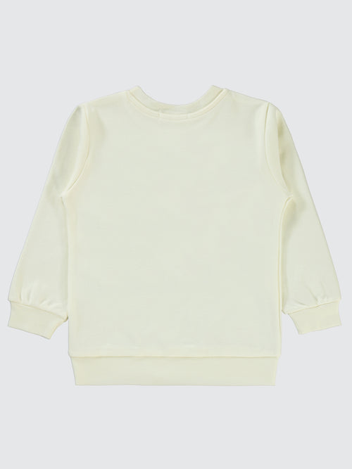 1424 MyCozyKids Girls Daisy Print 2-5 Years Sweatshirt