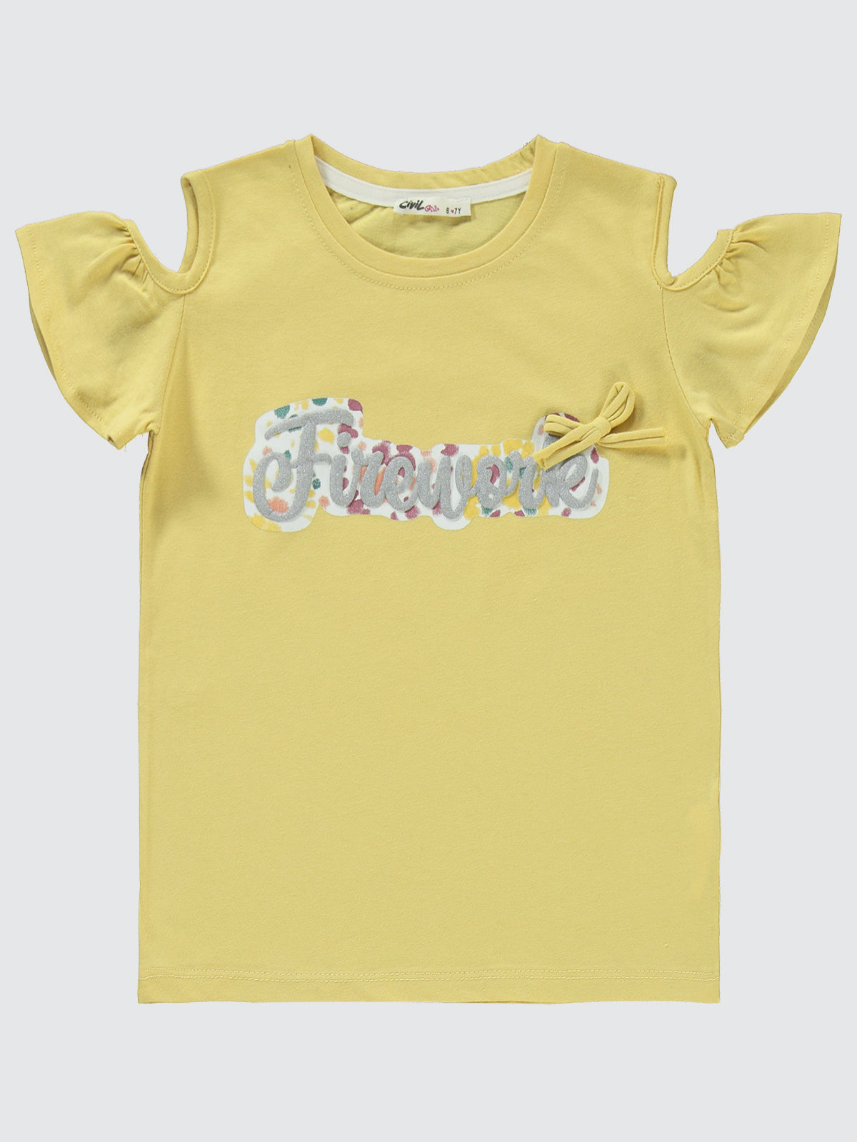 C-19102-2 MyCozyKids Girls Sulu Boya Desenli 6-9 Years Set