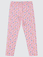 20271 MyCozyKids Girls Emoji Print 6-9 Years Leggings