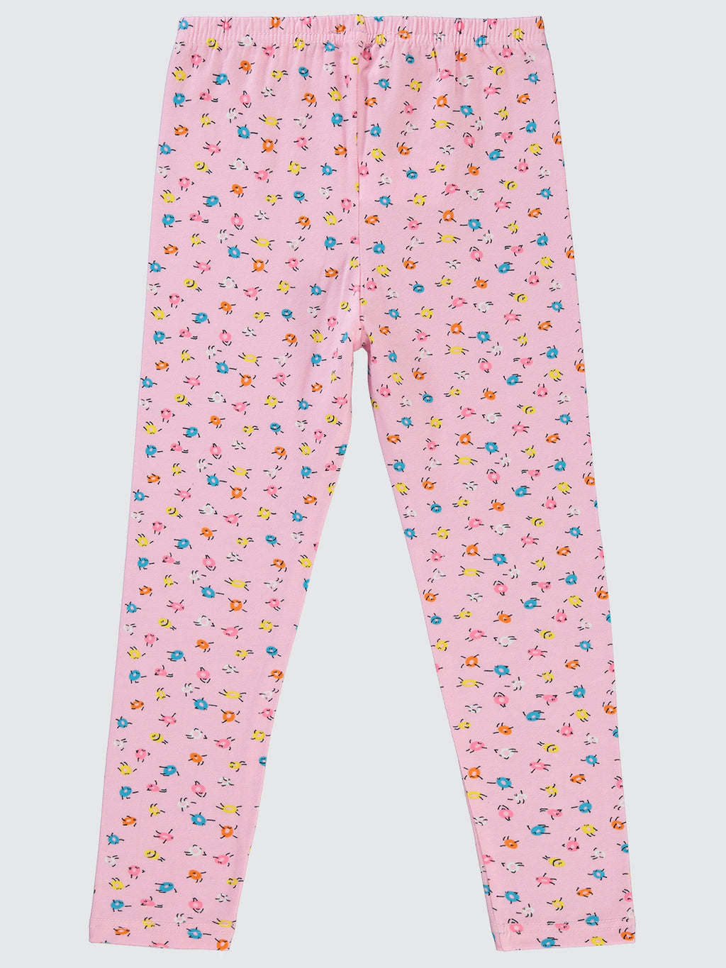 20271 MyCozyKids Girls Emoji Print 6-9 Years Leggings