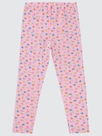 20271 MyCozyKids Girls Emoji Print 6-9 Years Leggings