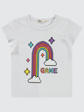 25222 MyCozyKids Girls Game Pixel Print 2-5 Years T-Shirt