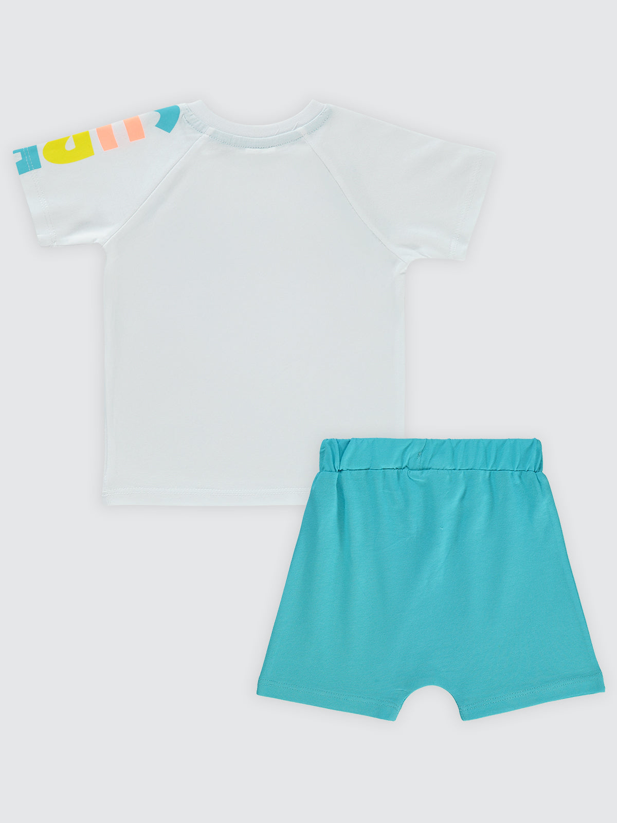 H864 MyCozyKids Baby Surf Shark Print 6-18 Months Set