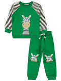 V36463 MyCozyKids Boys Zebra Print 2-5 Years Tracksuit Set