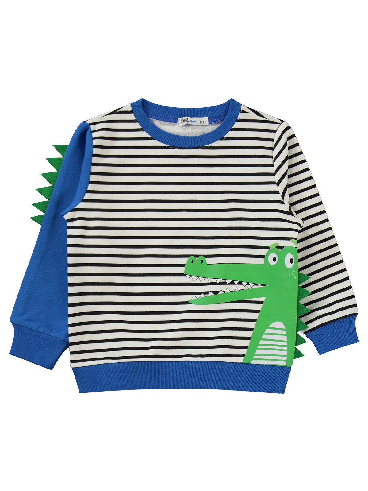 V33944 MyCozyKids Boys Crocodile Print 2-5 Years Tracksuit Set