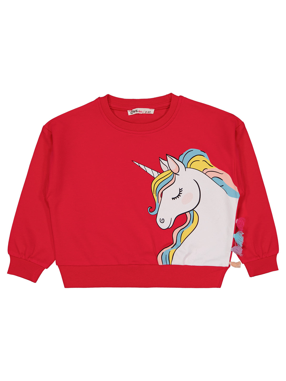 20252182 MyCozyKids Girls Unicorn Print 2-5 Years Tracksuit Set