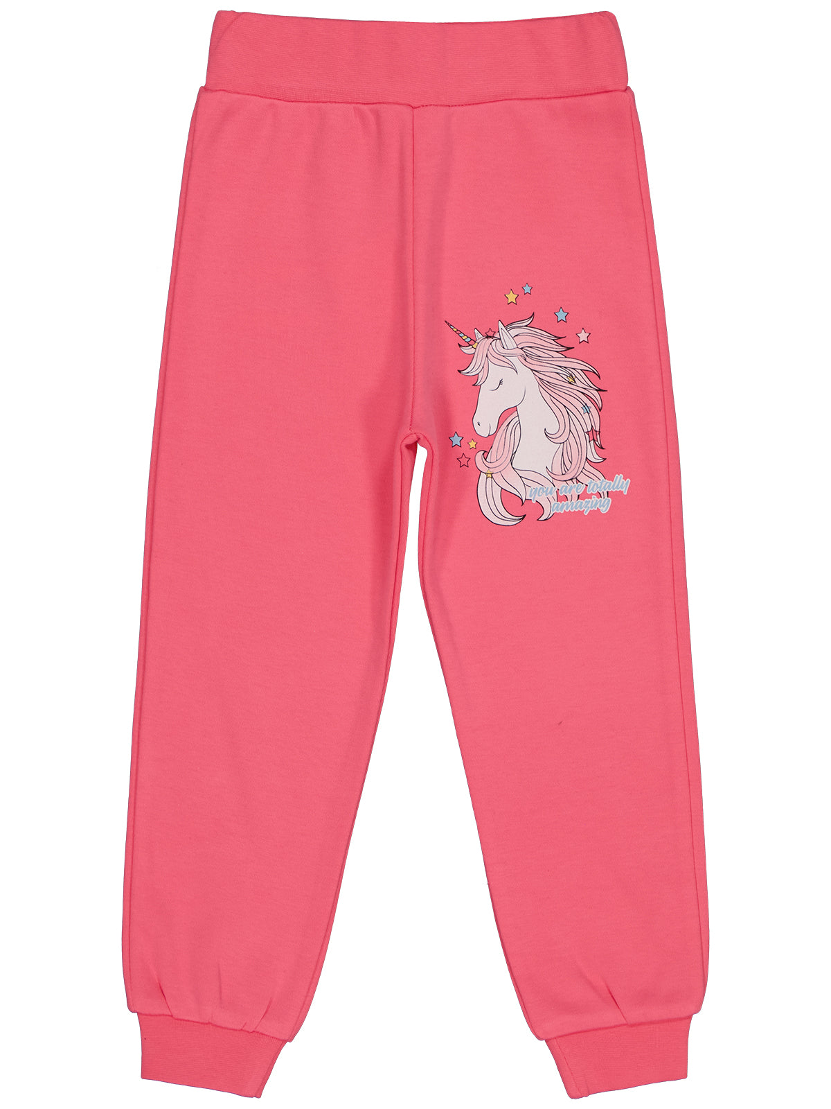 20252106 MyCozyKids Girls Unicorn Print 2-5 Years Jogger Pants