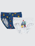 Cvl6629 MyCozyKids Boys Monster 2-10 Years 2'li Külot Set