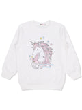20252102 MyCozyKids Girls Unicorn Print 2-5 Years Sweatshirt