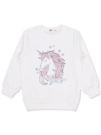20252102 MyCozyKids Girls Unicorn Print 2-5 Years Sweatshirt