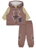 9380 MyCozyKids Baby Monthsıcık Print 3'lü 6-18 Months Set