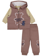 9380 MyCozyKids Baby Monthsıcık Print 3'lü 6-18 Months Set