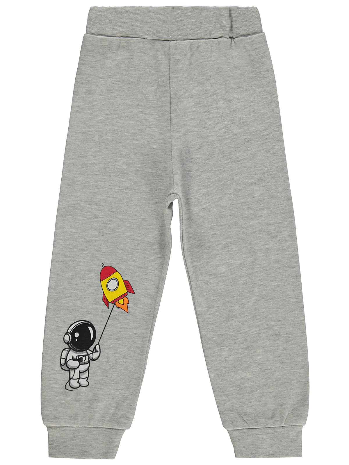2025173 MyCozyKids Boys Astronaut Print 2-5 Years Jogger Pants