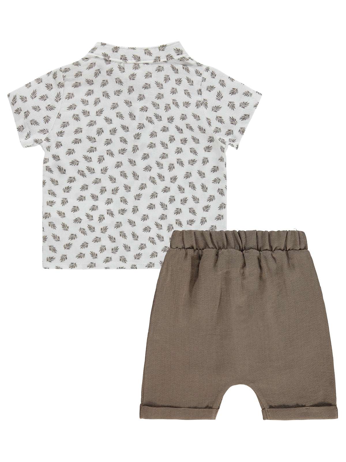 B26Y154 MyCozyKids Baby Müslin Yaprak Empirme 6-18 Months Set
