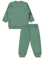 1011 MyCozyKids Baby Frog Print 6-18 Months Set