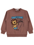 2684 MyCozyKids Boys Awesome Lion Print 2-5 Years Sweatshirt