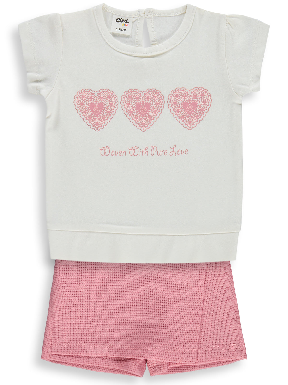 B26Y488 MyCozyKids Baby Kalpler Embroidered 6-18 Months Set