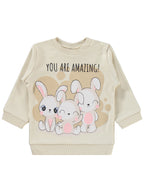 2024-2 MyCozyKids Baby Bunny Print 6-18 Months Set