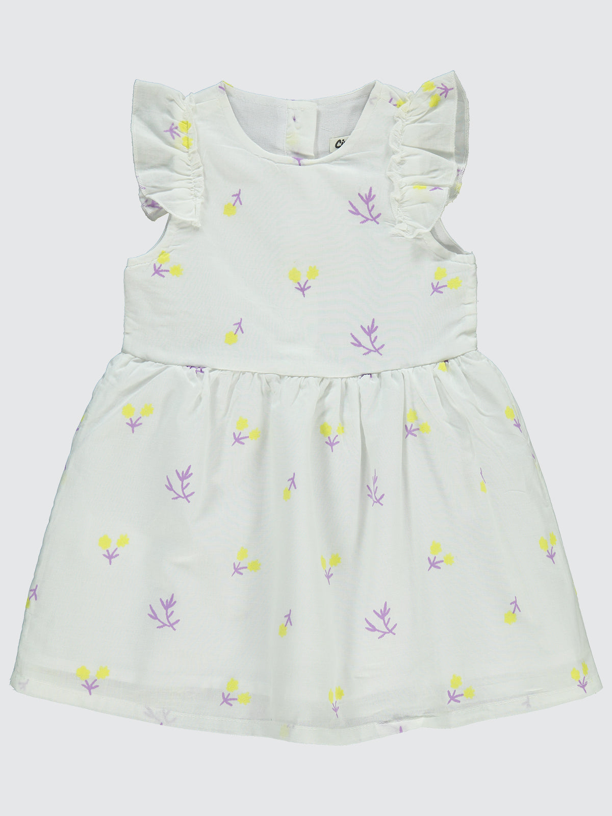 233272 MyCozyKids Girls Floral Print 2-5 Years Dress
