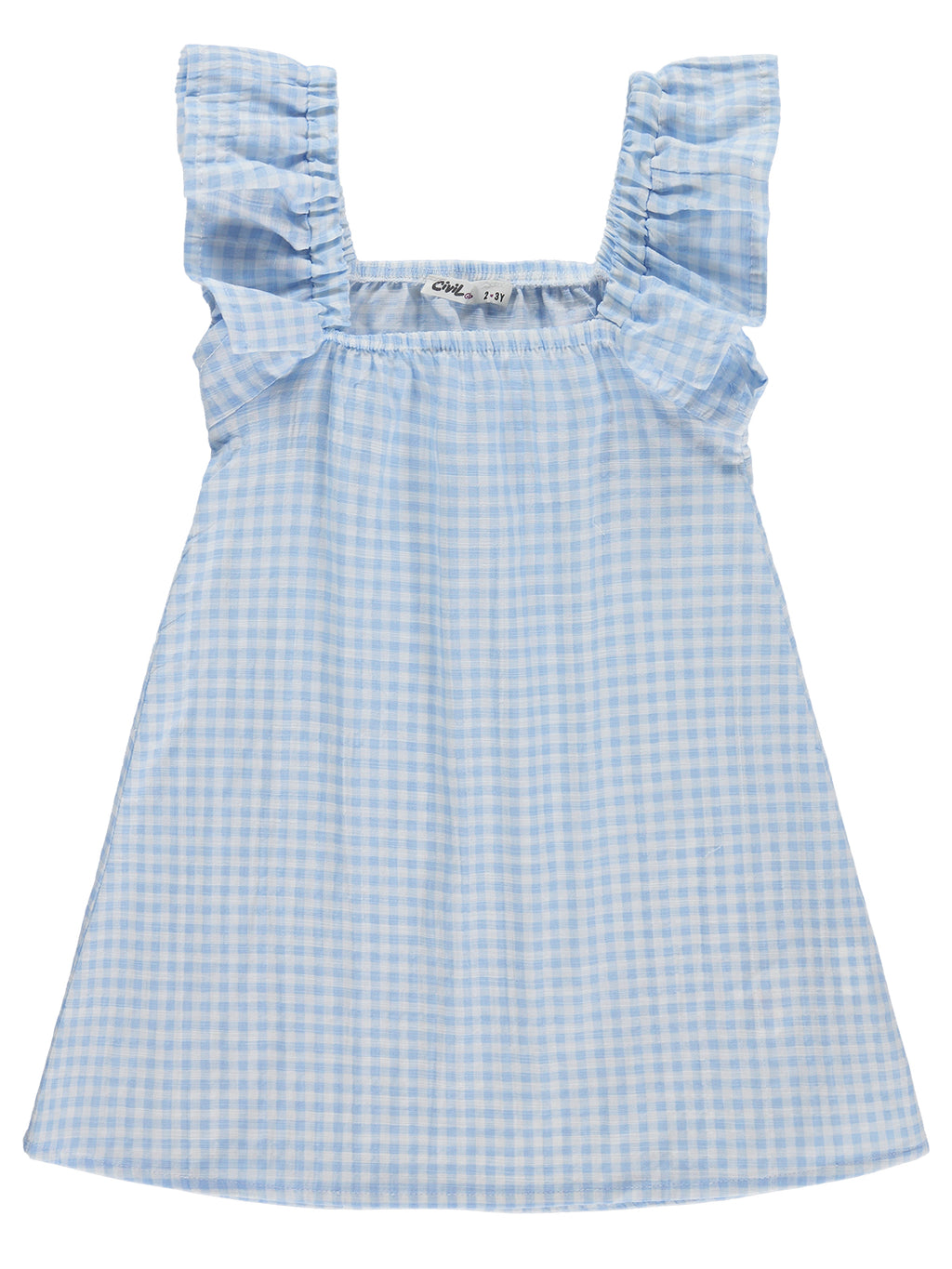 K26Y036-1 MyCozyKids Girls Plaid 2-5 Years Dress