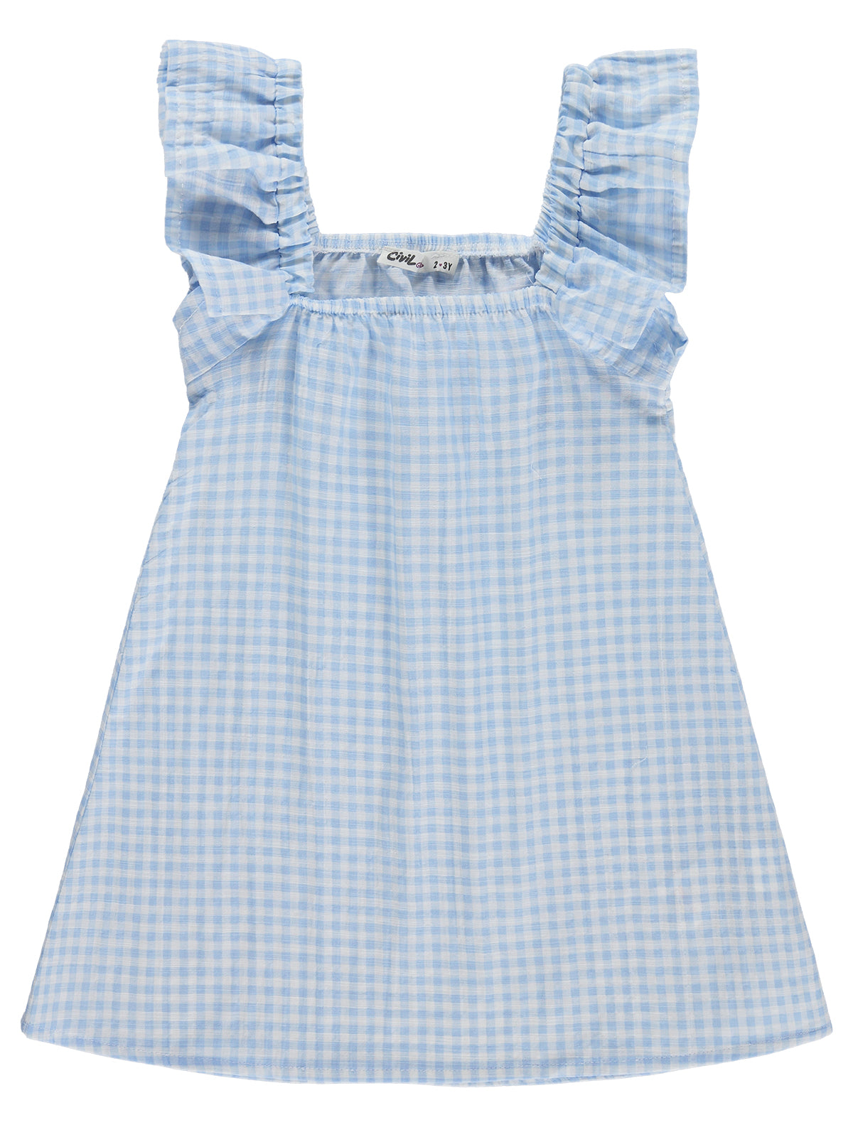 K26Y036-1 MyCozyKids Girls Plaid 2-5 Years Dress