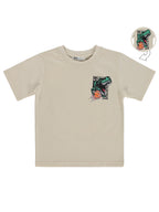E26Y087 MyCozyKids Boys REX Dinozor Basklı 2-5 Years T-Shirt