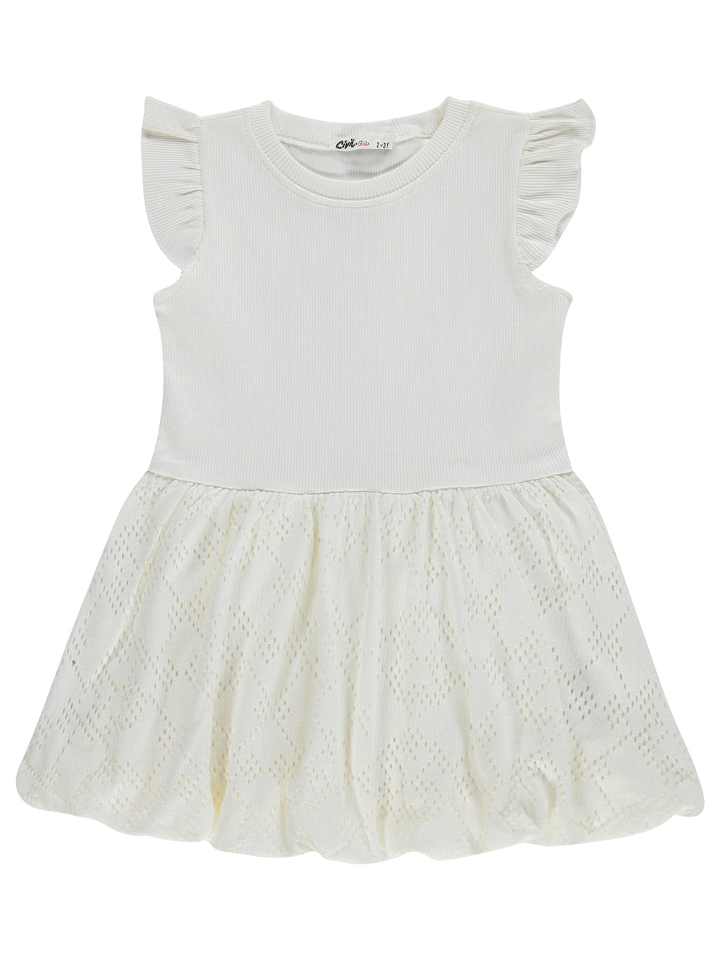 K26Y016-1 MyCozyKids Girls Balloon 2-5 Years Dress
