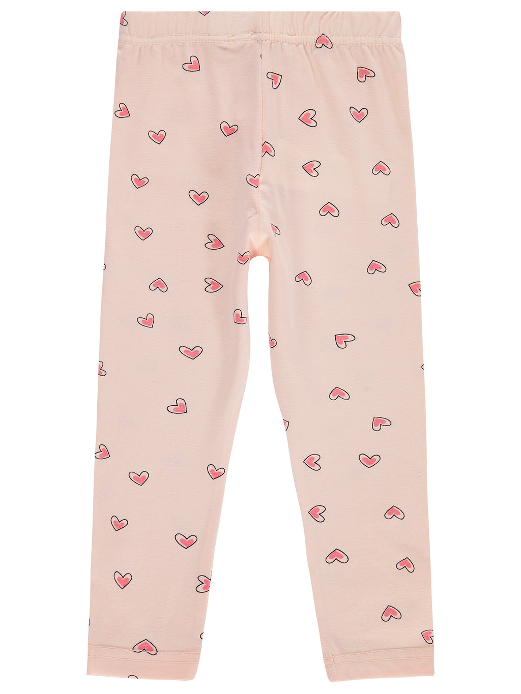 K26Y643-1 MyCozyKids Girls Small Heart Print 2-5 Years Leggings