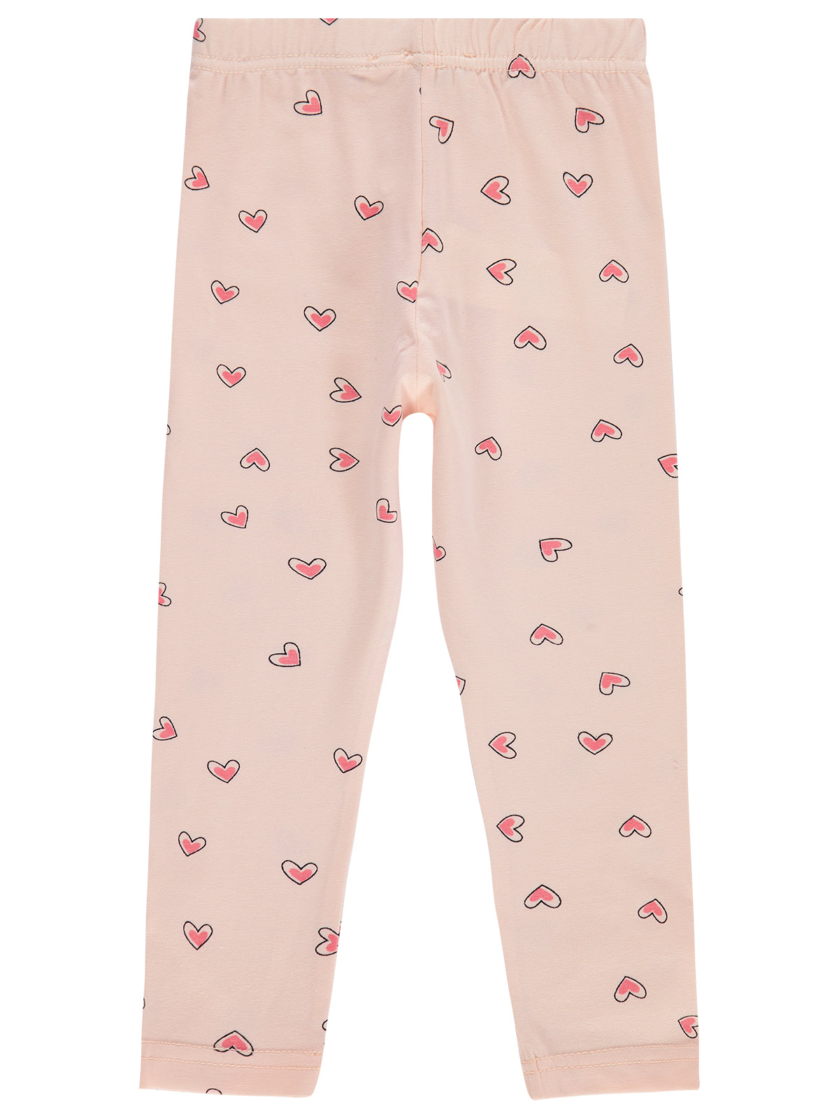 K26Y643-1 MyCozyKids Girls Small Heart Print 2-5 Years Leggings