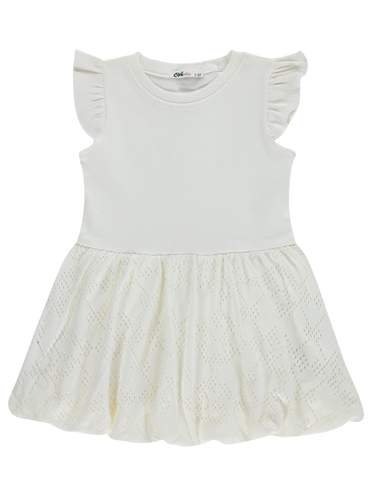 K26Y016-1 MyCozyKids Girls Balloon 2-5 Years Dress