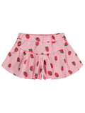 K26Y125-1 MyCozyKids Girls Strawberry Print 2-5 Years Shorts