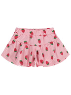K26Y125-1 MyCozyKids Girls Strawberry Print 2-5 Years Shorts