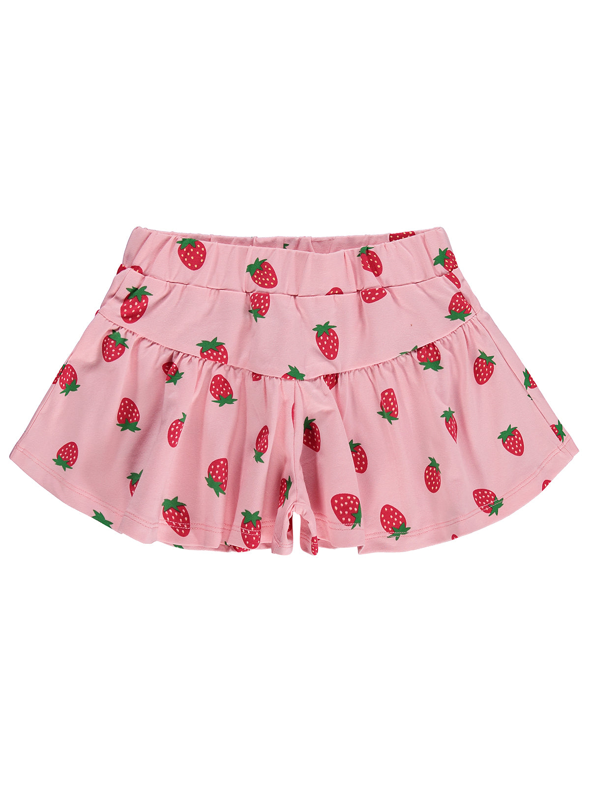 K26Y125-1 MyCozyKids Girls Strawberry Print 2-5 Years Shorts