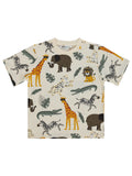 E26Y123-1 MyCozyKids Boys Hayvanlar Print 2-5 Years T-Shirt