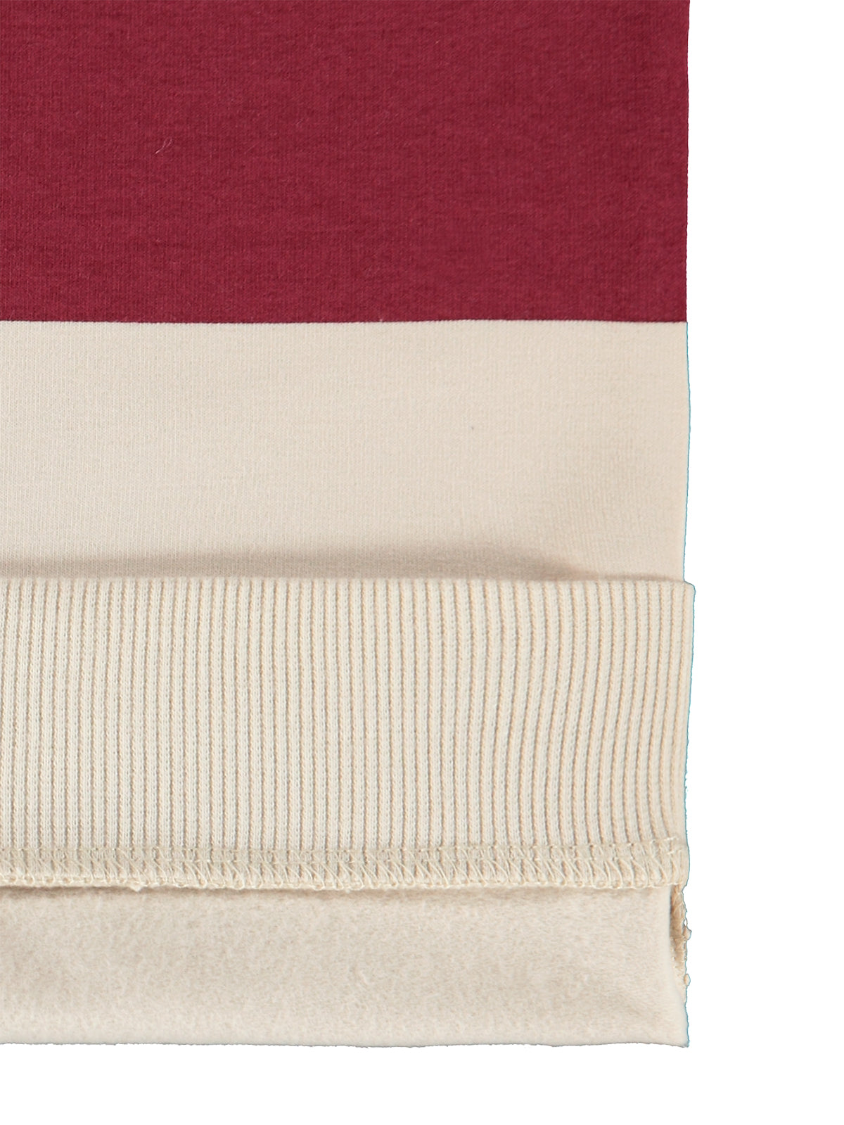 E26K038-2 MyCozyKids Boys Kalın Striped Basic 6-9 Years Sweatshirt